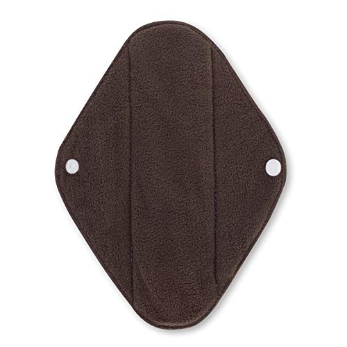 Teamoy 10pcs Cloth Panty Liners, Reusable Sanitary Pads with Wet Bag, Washable Cloth Menstrual Pads